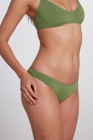 Jenna Classic Brief Bikini Bottom - Green
