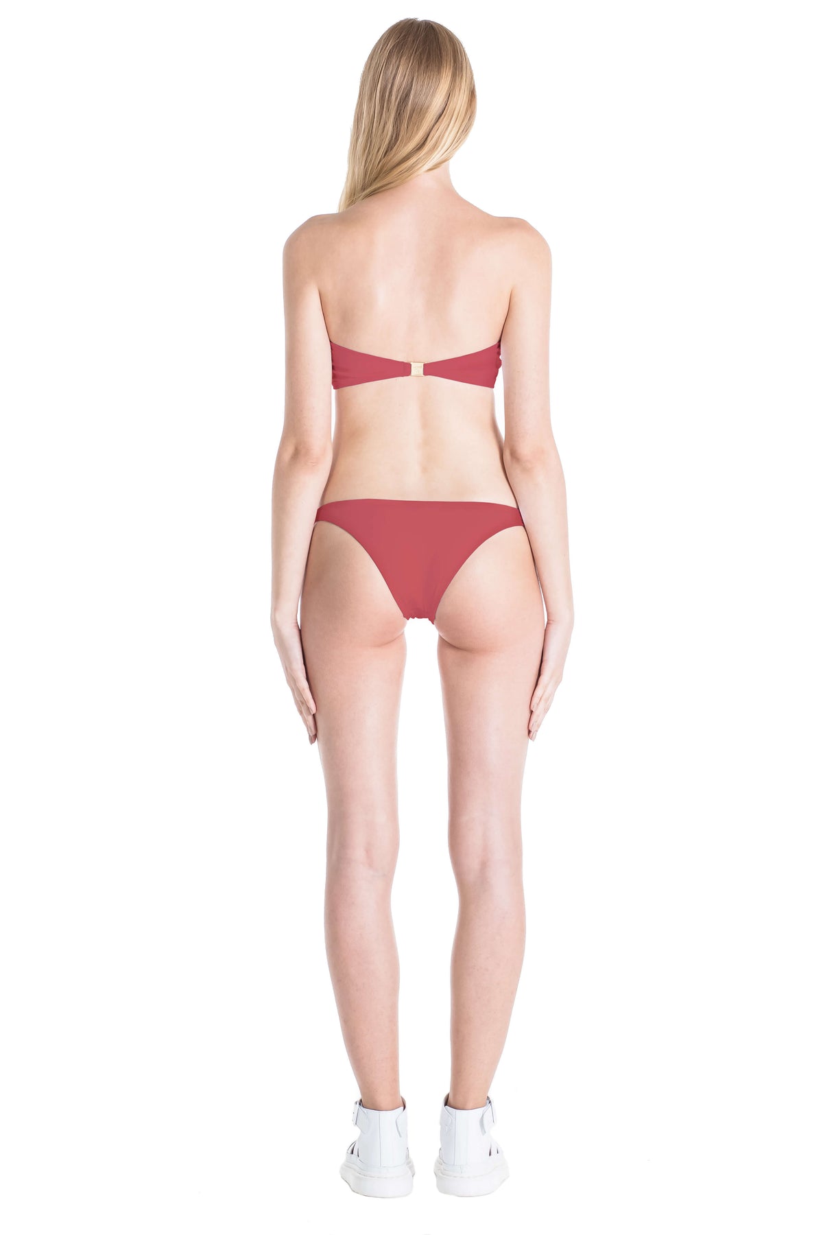 Back of Diane swimsuit bottom in Terracotta