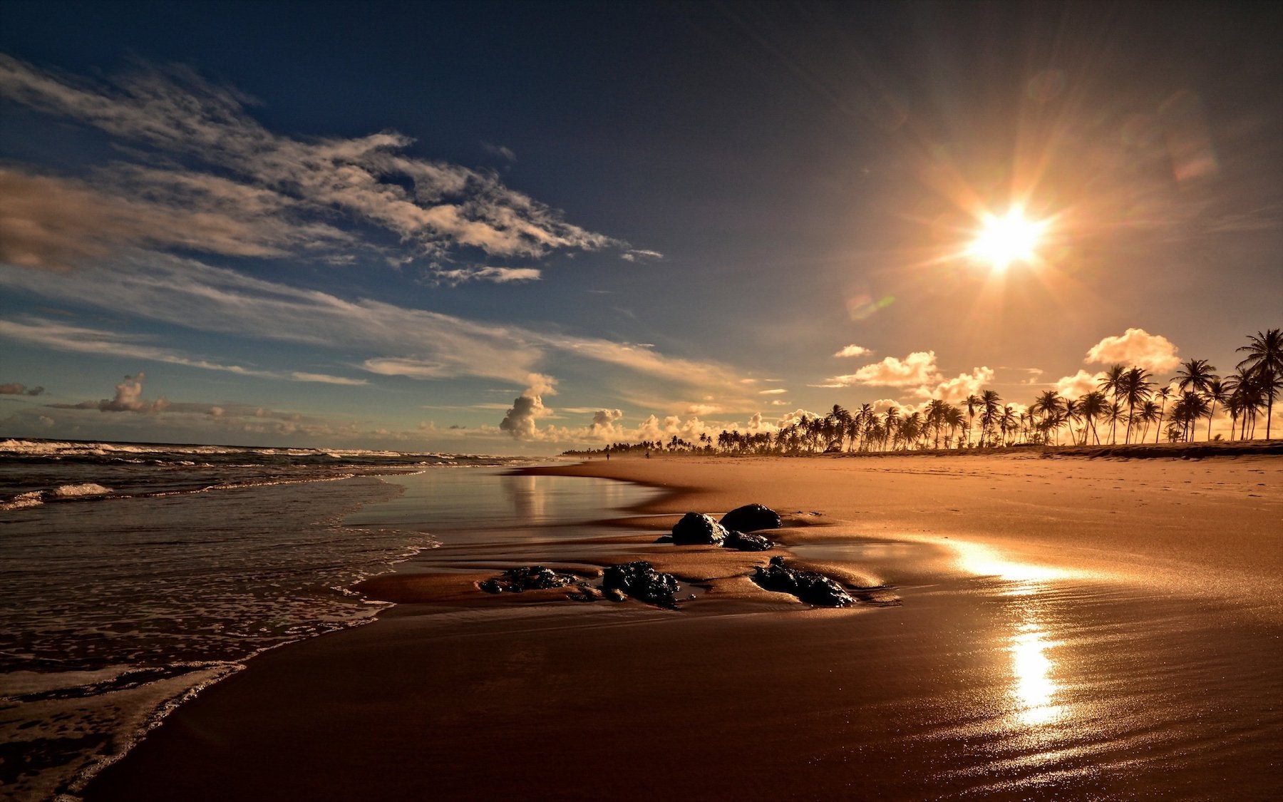 Sunset in Costa do Sauipe, Brazil