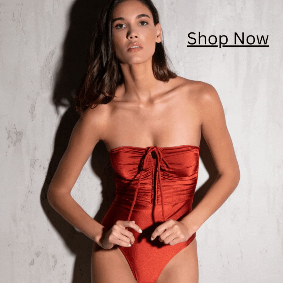 Cut-Out Bustier One-Piece Swimsuit - Ready-to-Wear