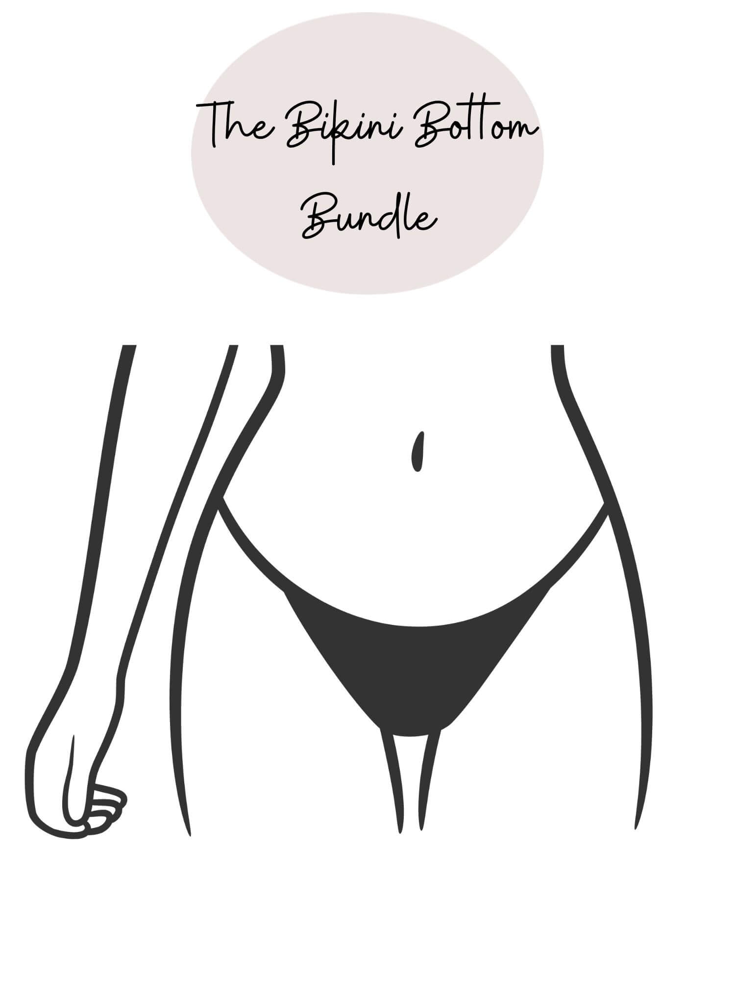 The best sale ever, three bikini bottoms for less than the cost of one!