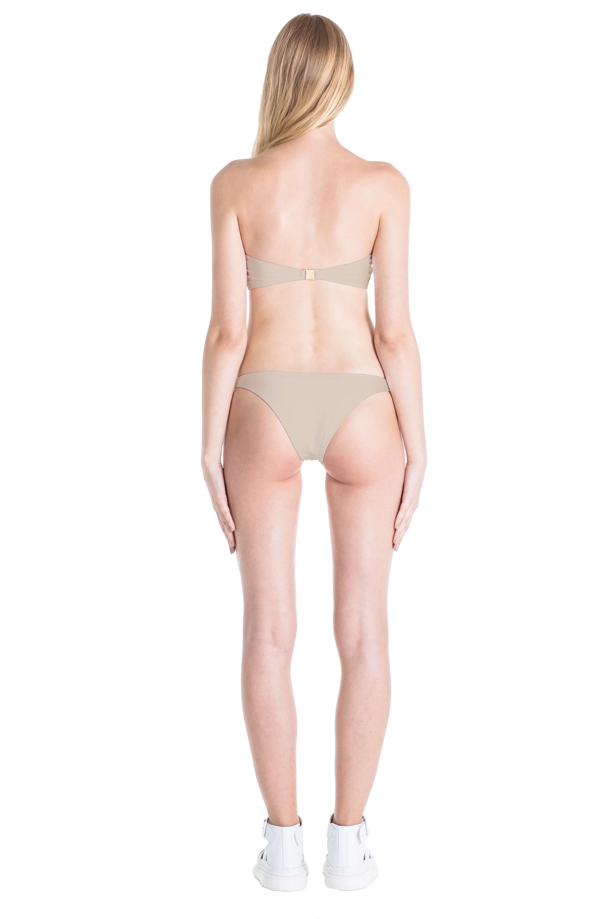 Back of Diane swimsuit bottom in Camel