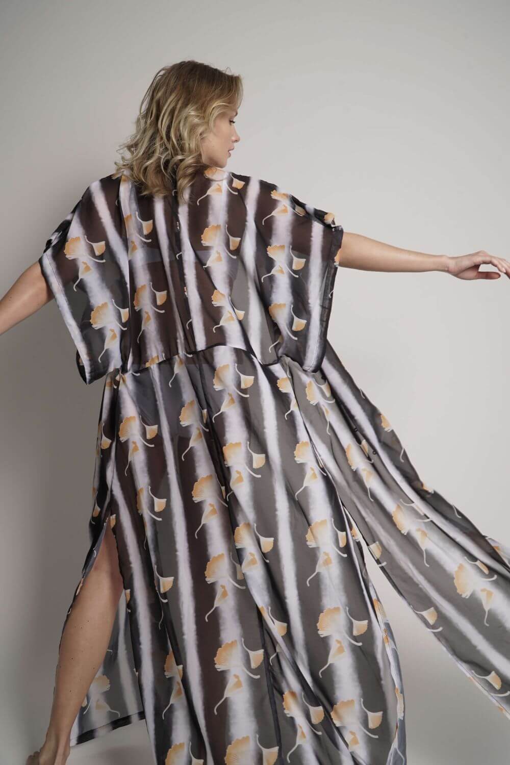 Sauipe Amber Maxi Kaftan Beach Cover Up Sauipe Amber Maxi Kaftan Beach Cover Up