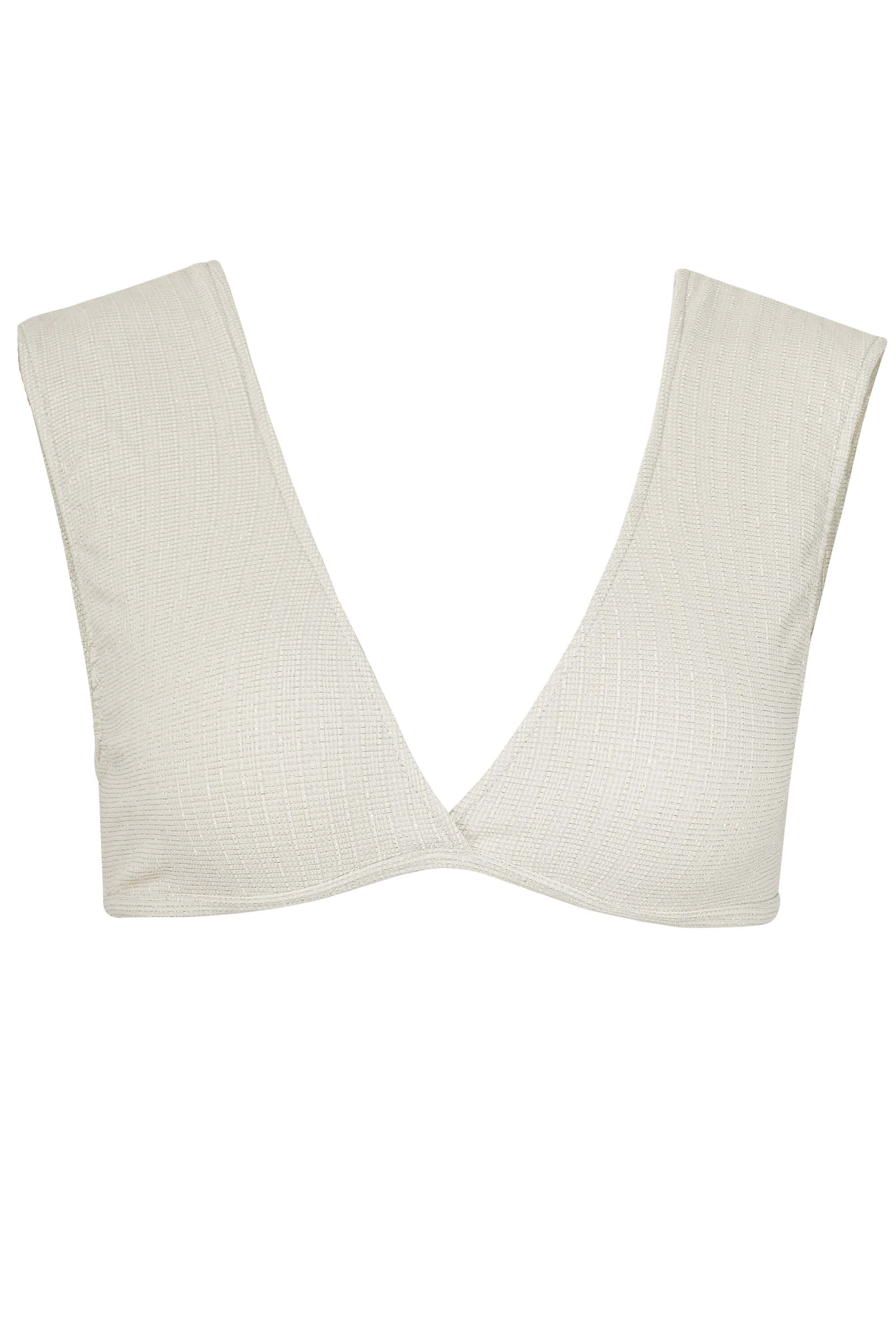 Front of Jenna top in Platinum