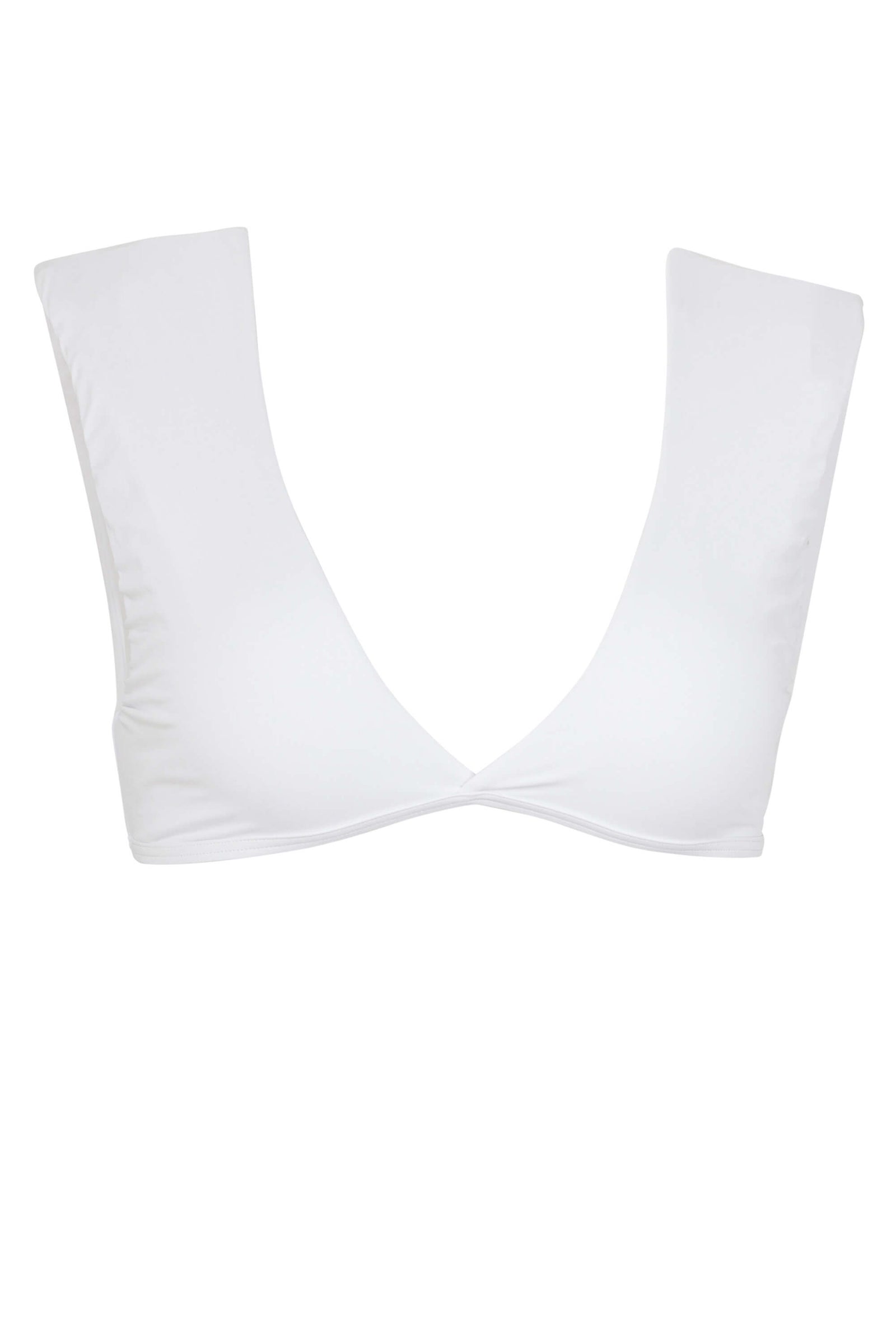 Front of Jenna bikini top in White