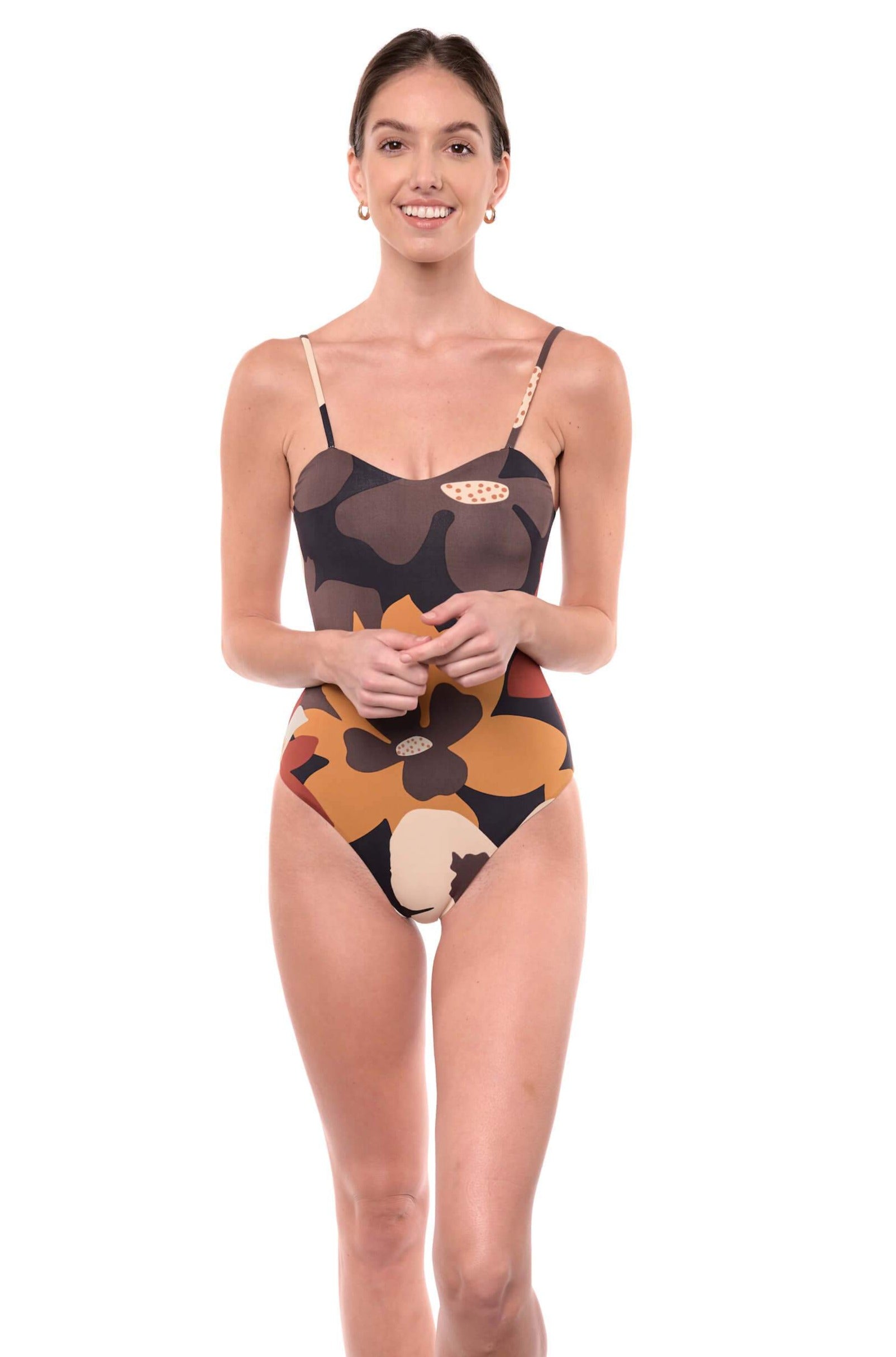 Krista one piece swimsuit in floral print