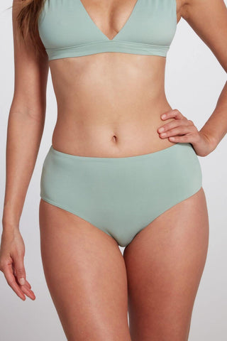 Serena Hipster Bikini Bottom in Sage Green