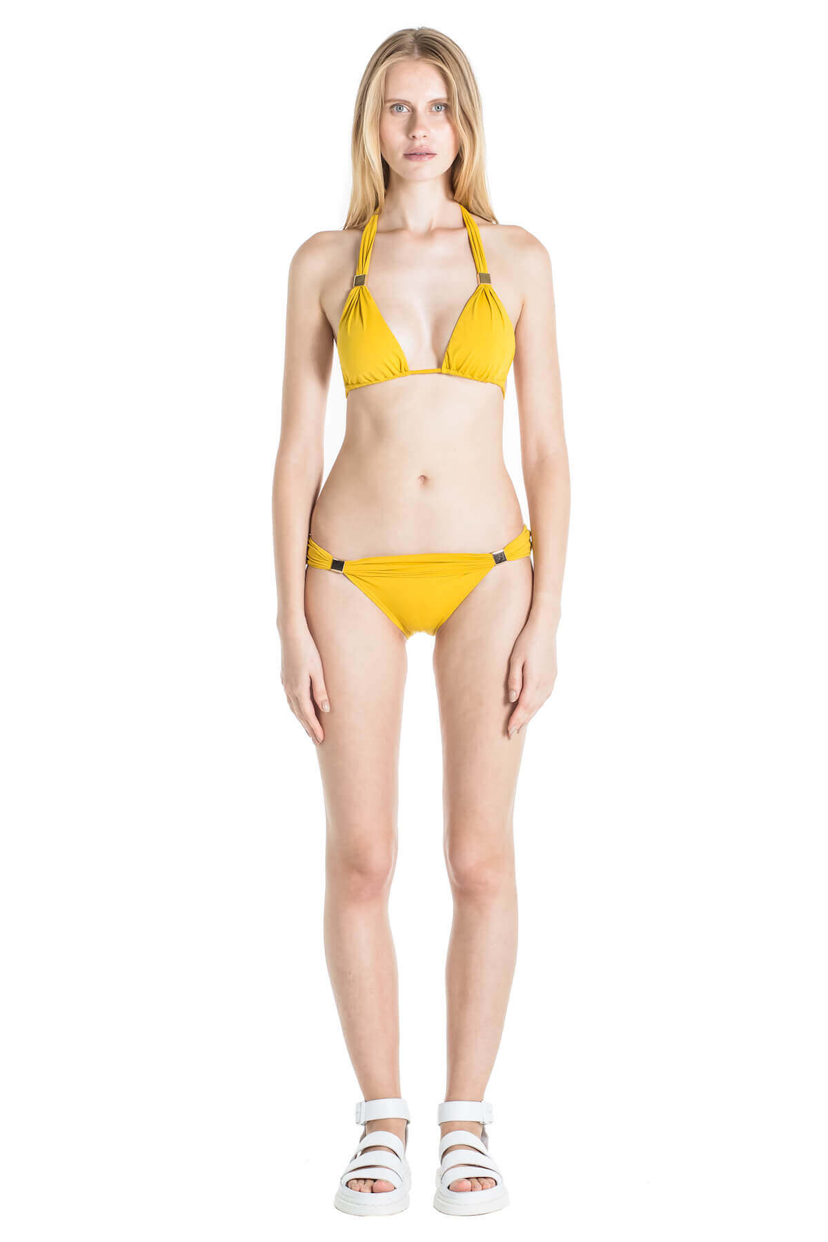 Nina bikini bottom in Mustard