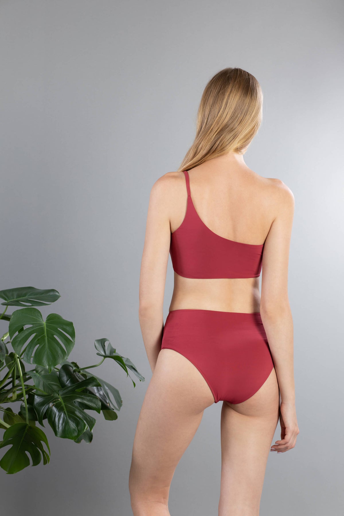 Back of Serena Top in Terracotta