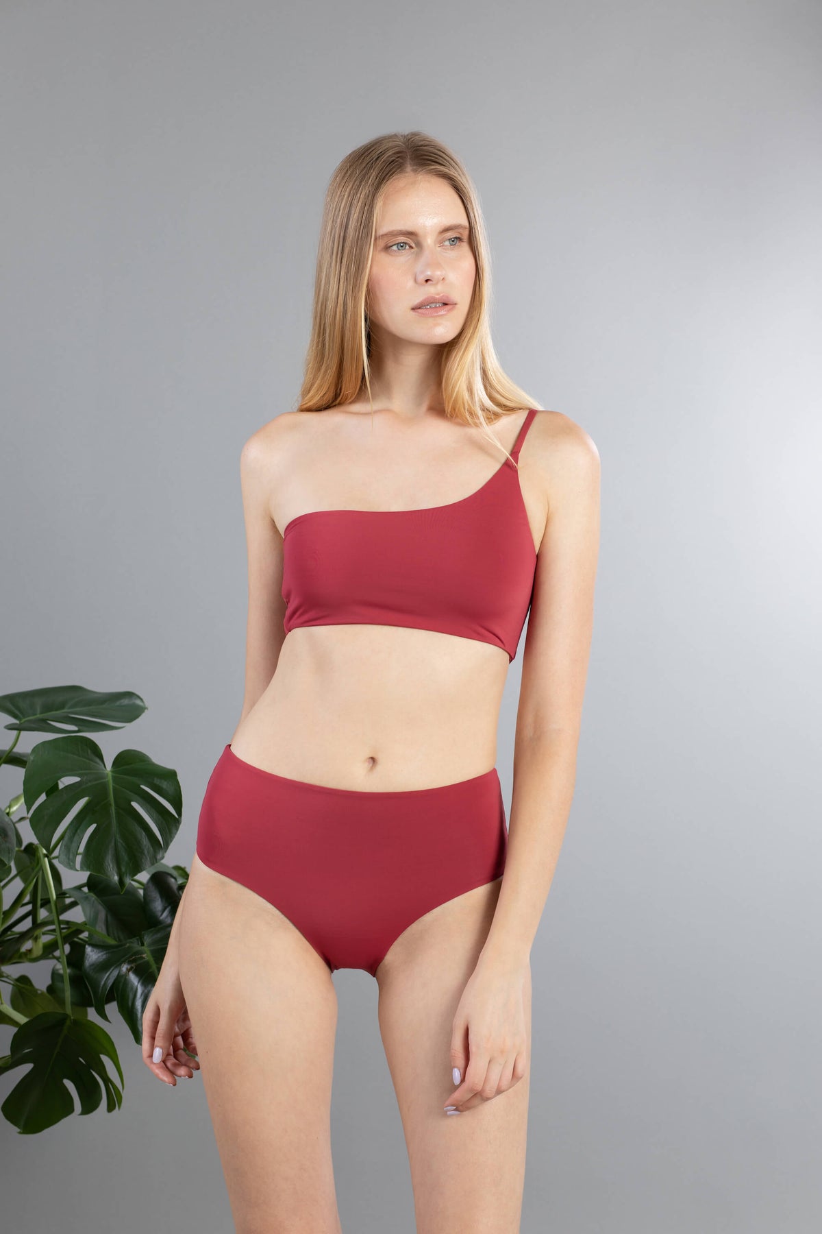 Front of Serena Top in Terracotta